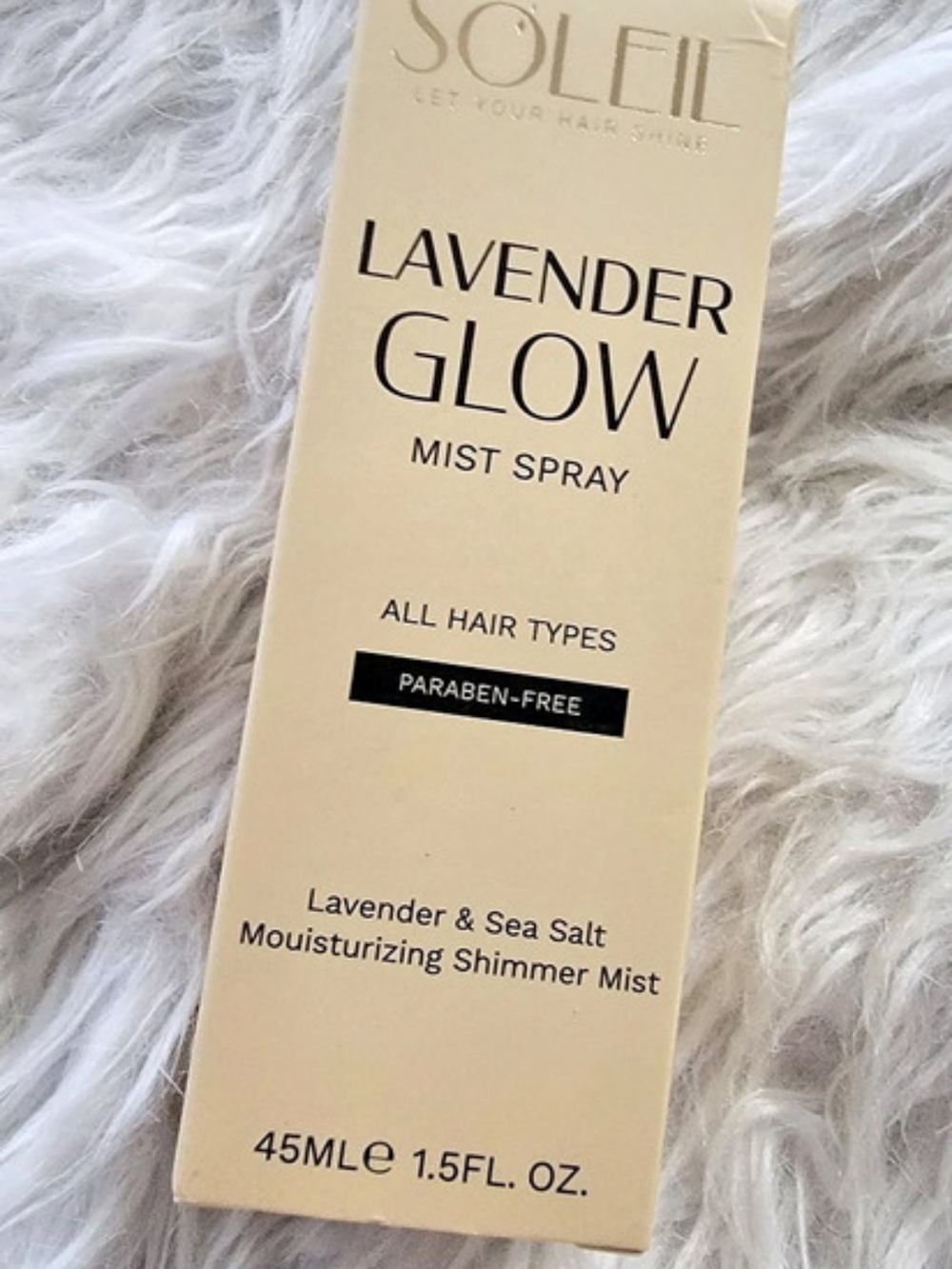 Soleil Lavender Glow Mist Spray NWT